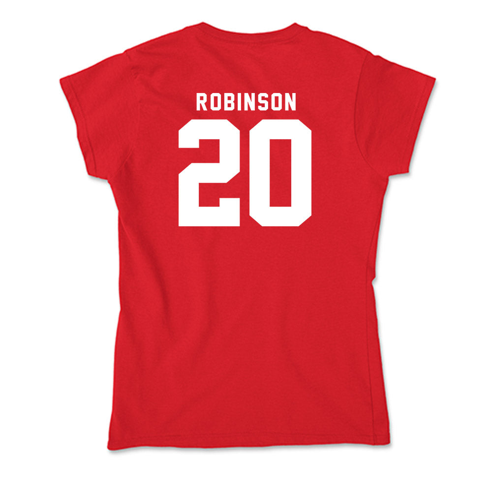 Nebraska - NCAA Women's Volleyball : Jayden Robinson - Soft Style Women’s T-Shirt-1