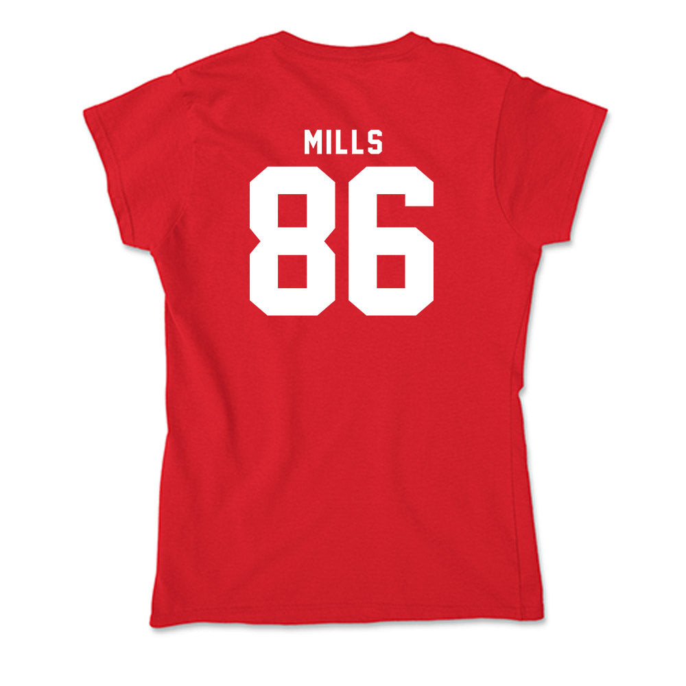 Nebraska - NCAA Football : Cortez Mills - Classic Shersey Soft Style Women’s T-Shirt-1