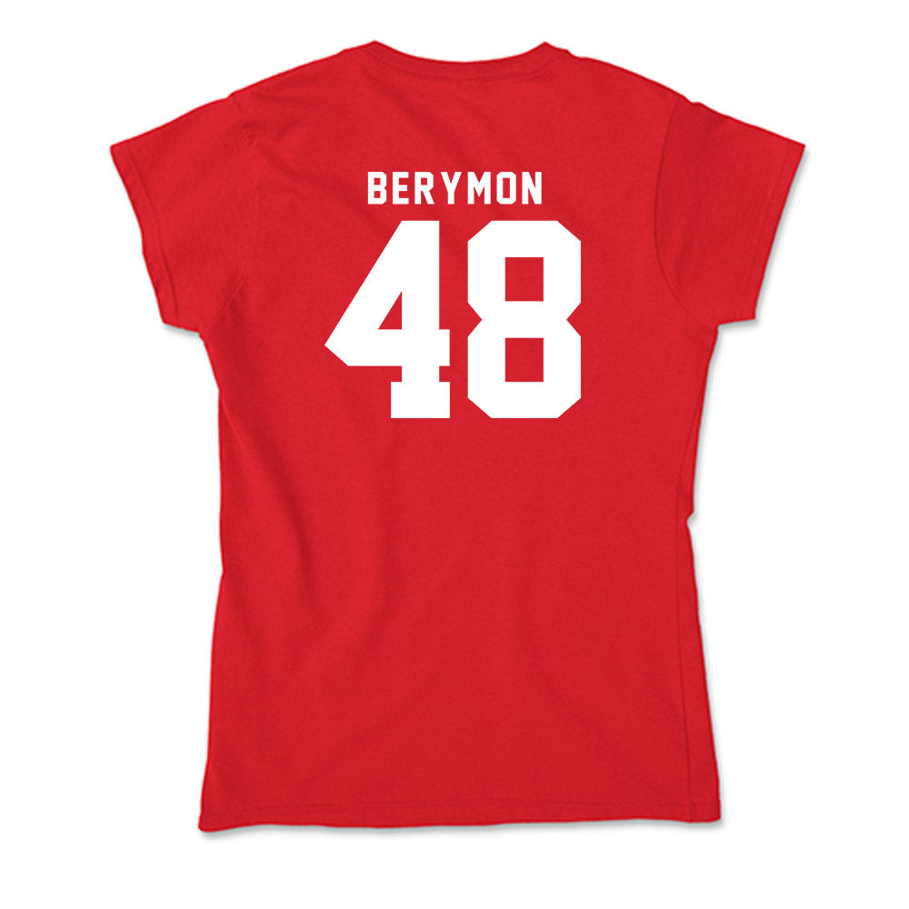 Nebraska - NCAA Football : Dylan Berymon - Soft Style Women’s T-Shirt-1