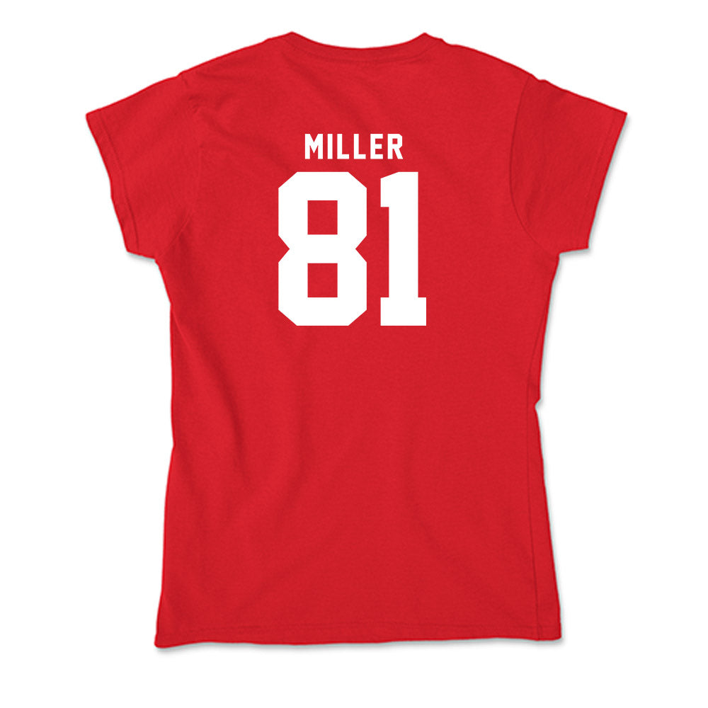 Nebraska - NCAA Football : Hayes Miller - Classic Shersey Soft Style Women’s T-Shirt-1