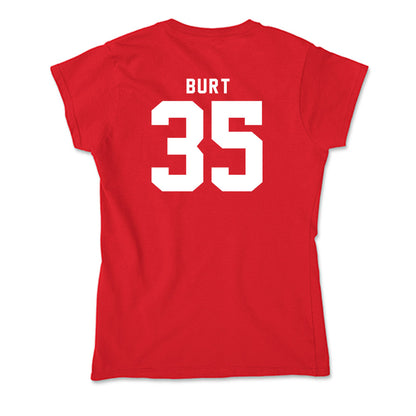 Nebraska - NCAA Men's Basketball : Henry Burt - Classic Shersey Soft Style Women’s T-Shirt-1