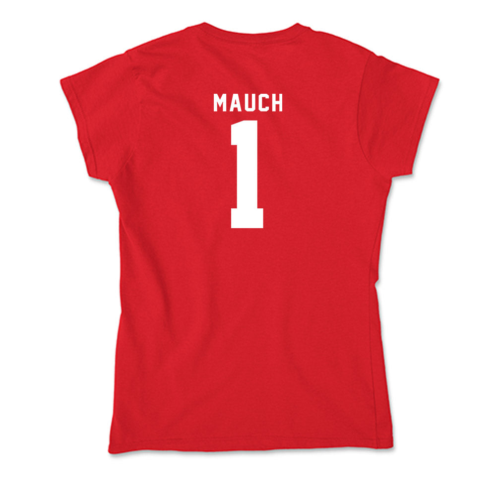 Nebraska - NCAA Women's Volleyball : Olivia Mauch - Soft Style Women’s T-Shirt-1