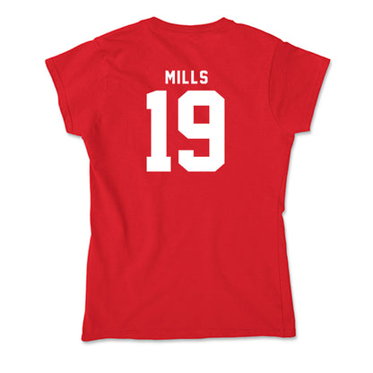 Nebraska - NCAA Football : Cortez Mills - Classic Shersey Soft Style Women’s T-Shirt-1
