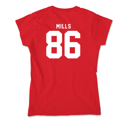 Nebraska - NCAA Football : Cortez Mills - Classic Shersey Soft Style Women’s T-Shirt-1