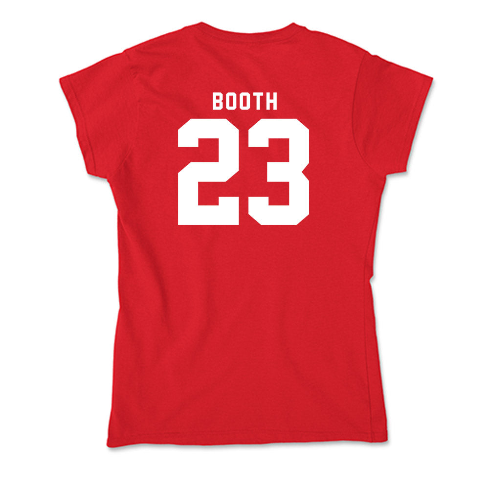Nebraska - NCAA Football : Conor Booth - Soft Style Women’s T-Shirt-1