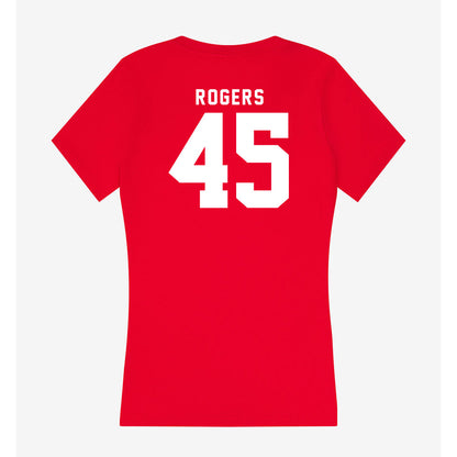 Nebraska - NCAA Football : Dylan Rogers - Women's V-Neck T-Shirt-1