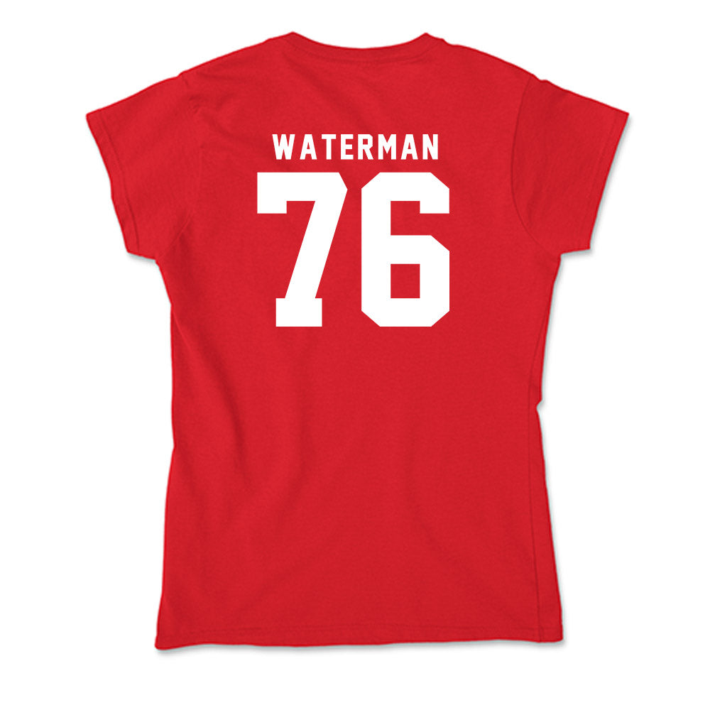 Nebraska - NCAA Football : Rex Waterman - Soft Style Women’s T-Shirt-1