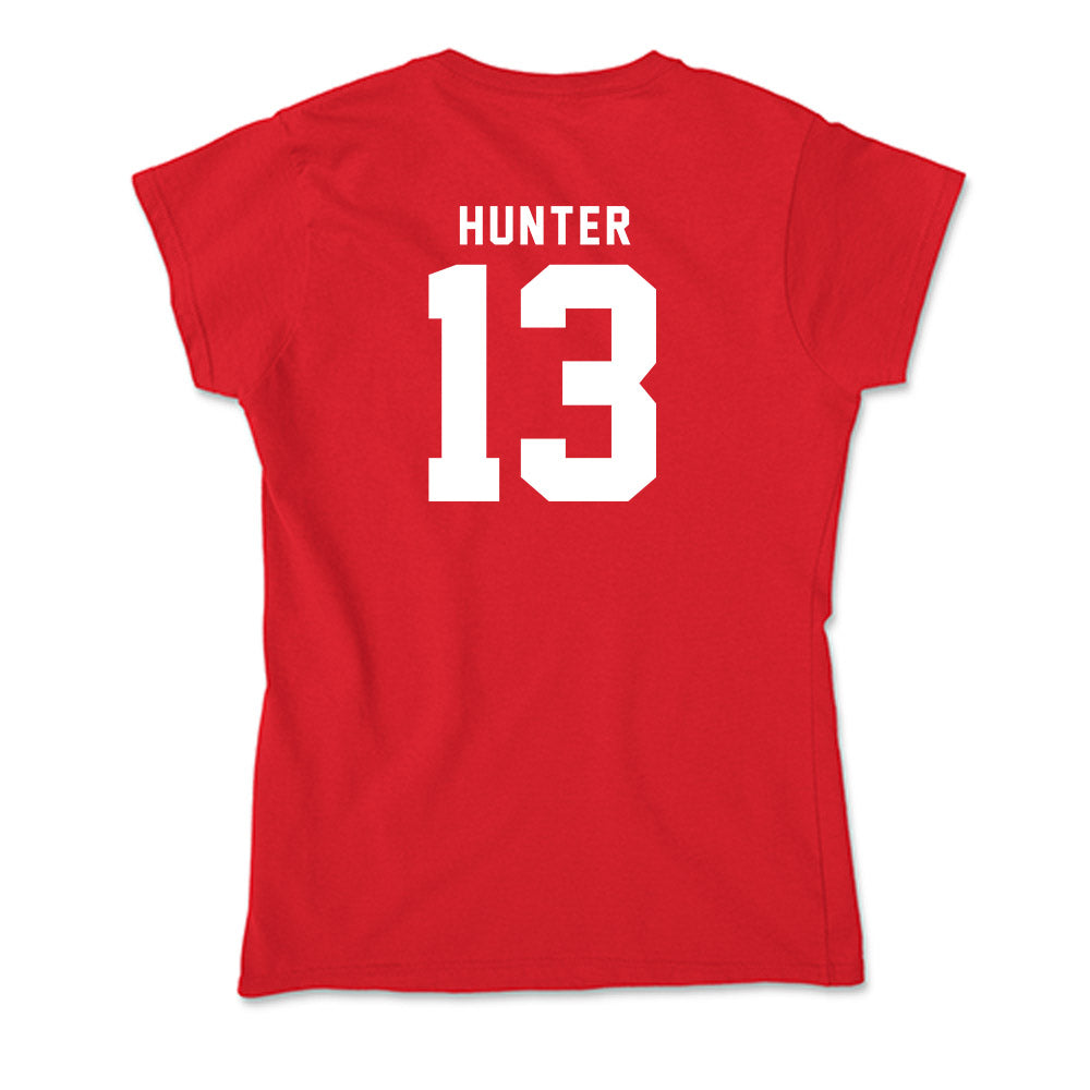 Nebraska - NCAA Football : Nyziah Hunter - Soft Style Women’s T-Shirt-1