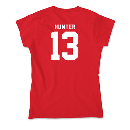 Nebraska - NCAA Football : Nyziah Hunter - Soft Style Women’s T-Shirt-1