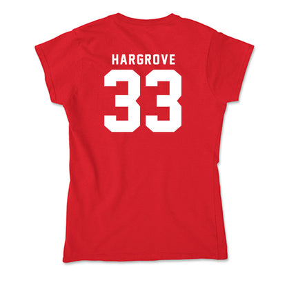 Nebraska - NCAA Women's Basketball : Amiah Hargrove - Classic Shersey Soft Style Women’s T-Shirt-1