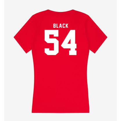 Nebraska - NCAA Football : Brendan Black - Women's V-Neck T-Shirt-1