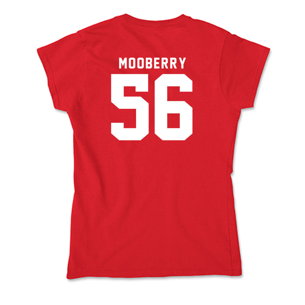 Nebraska - NCAA Football : Pierce Mooberry - Soft Style Women’s T-Shirt-1