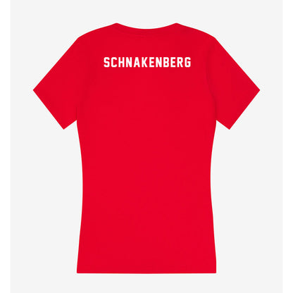 Nebraska - NCAA Men's Track & Field : Seth Schnakenberg - Women's V-Neck T-Shirt-1