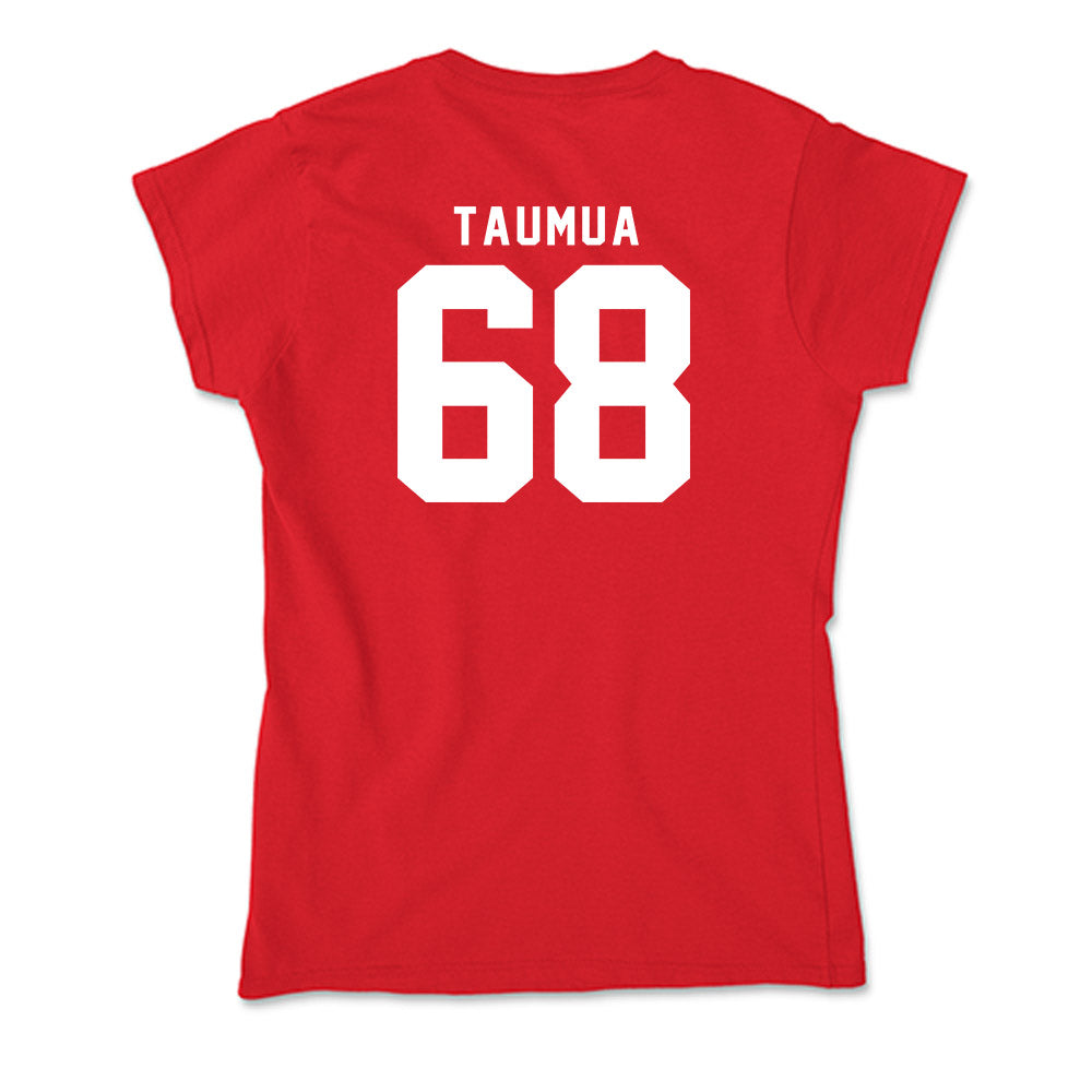 Nebraska - NCAA Football : Preston Taumua - Soft Style Women’s T-Shirt-1