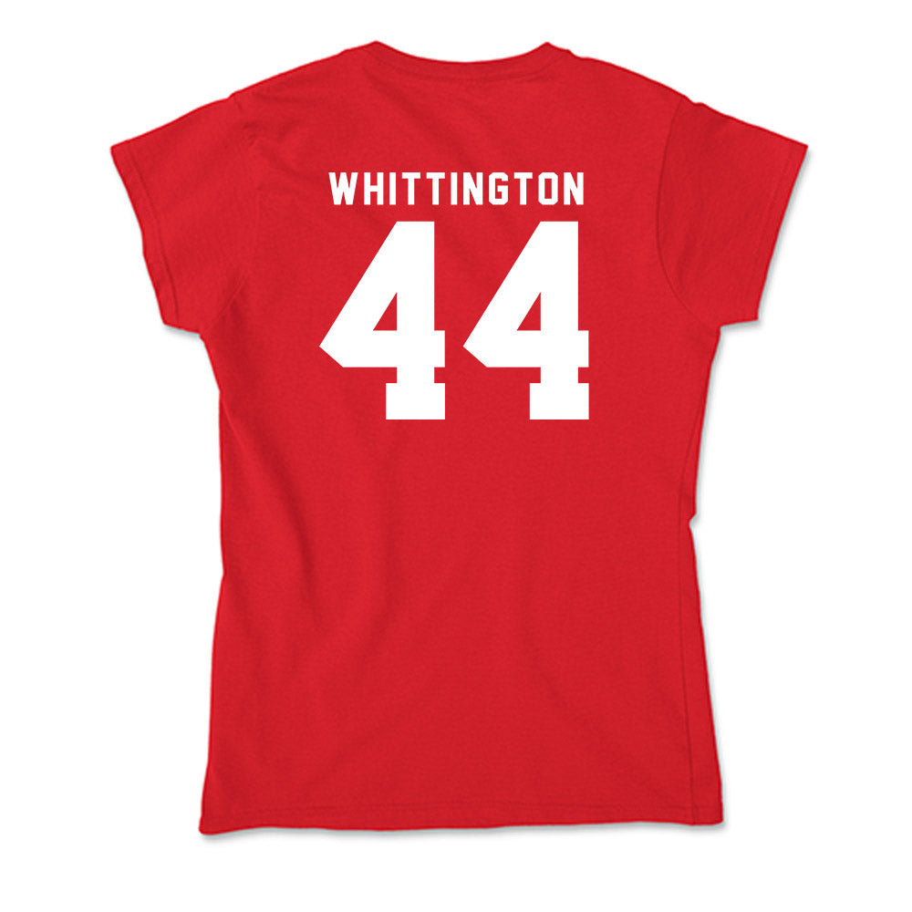 Nebraska - NCAA Football : Jahsear Whittington - Soft Style Women’s T-Shirt-1