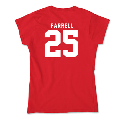 Nebraska - NCAA Softball : Jesse Farrell - Soft Style Women’s T-Shirt-1