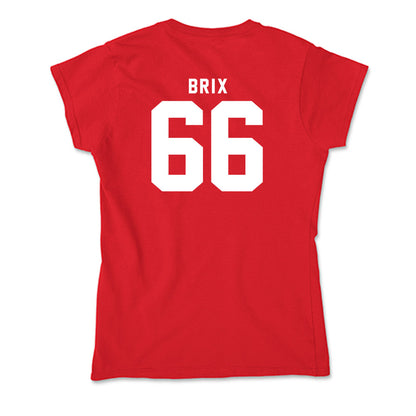 Nebraska - NCAA Football : Grant Brix - Soft Style Women’s T-Shirt-1