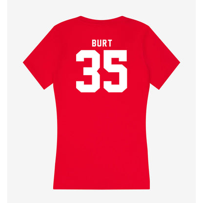 Nebraska - NCAA Men's Basketball : Henry Burt - Classic Shersey Women's V-Neck T-Shirt-1
