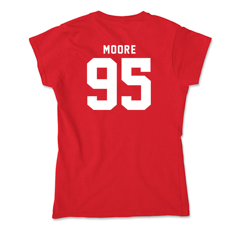 Nebraska - NCAA Football : Gabriel Moore - Classic Shersey Soft Style Women’s T-Shirt-1
