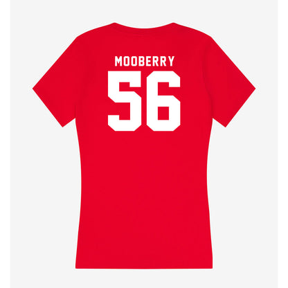 Nebraska - NCAA Football : Pierce Mooberry - Women's V-Neck T-Shirt-1