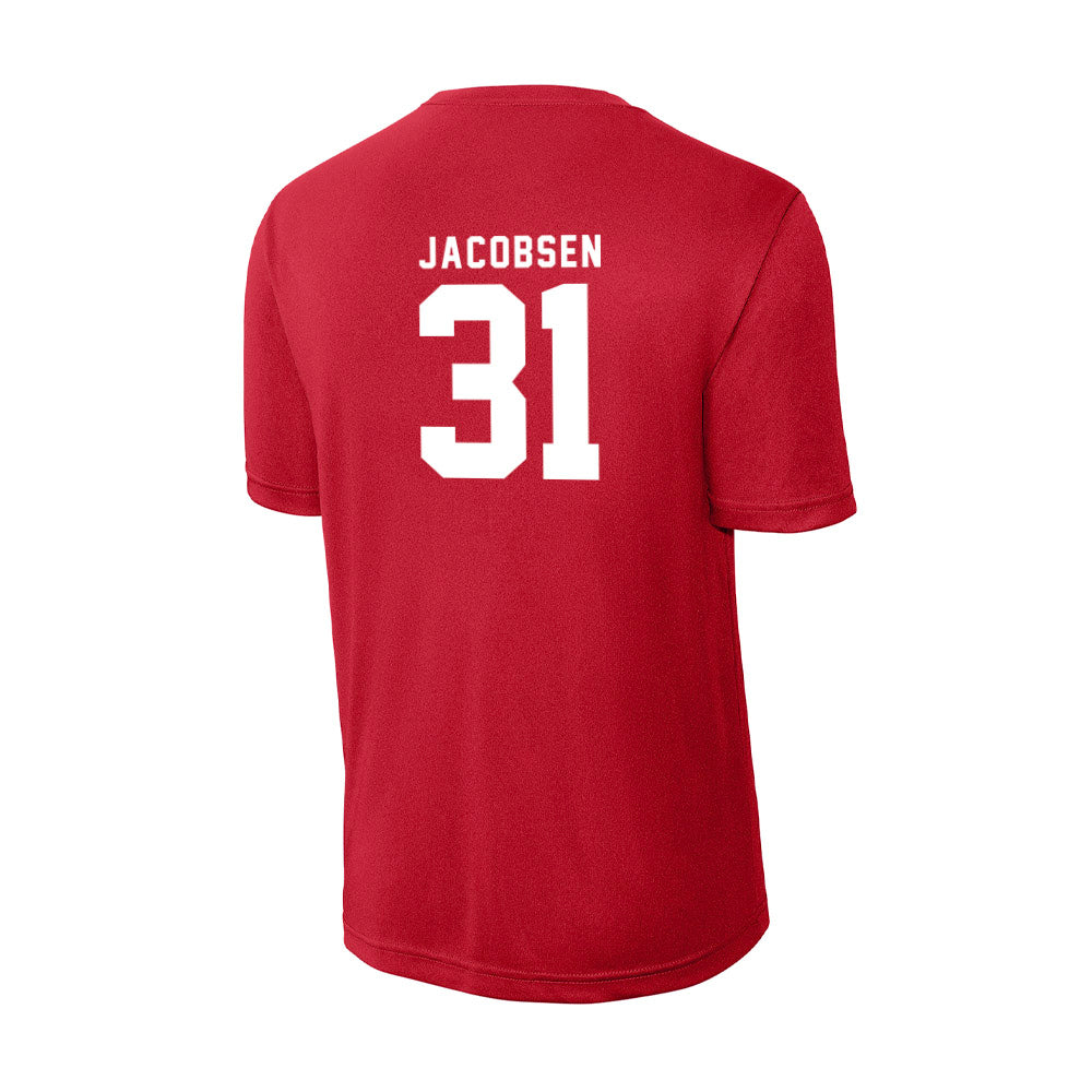 Nebraska - NCAA Men's Basketball : Cale Jacobsen - Classic Shersey Activewear T-Shirt-1
