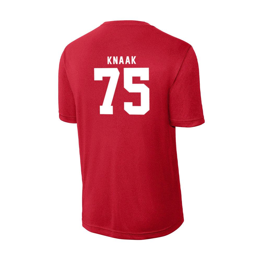 Nebraska - NCAA Football : Tyler Knaak - Activewear T-Shirt-1