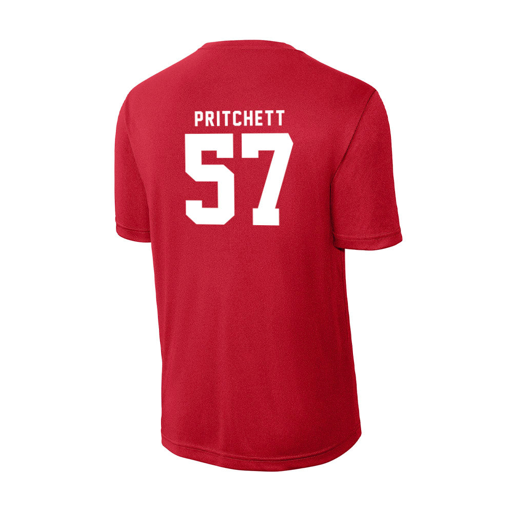 Nebraska - NCAA Football : Elijah Pritchett - Activewear T-Shirt-1