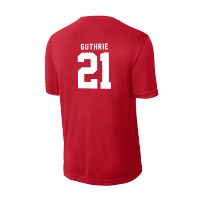 Nebraska - NCAA Football : Rex Guthrie - Activewear T-Shirt-1