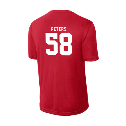 Nebraska - NCAA Football : Jake Peters - Activewear T-Shirt-1