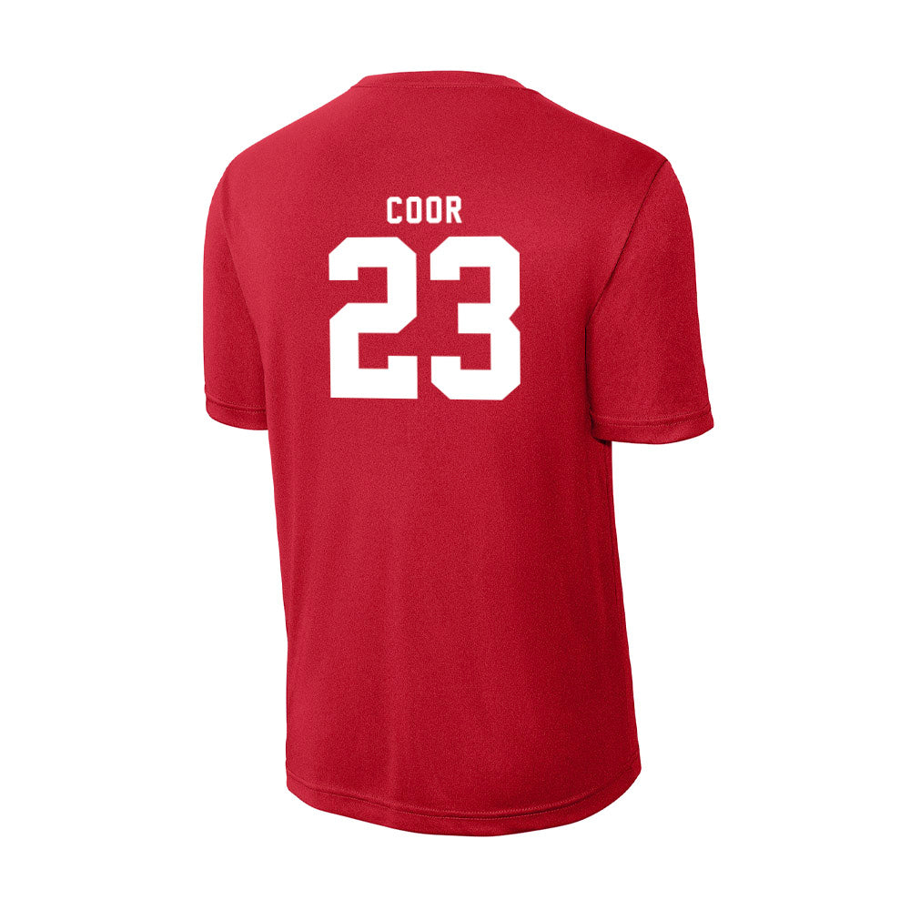 Nebraska - NCAA Softball : Hannah Coor - Activewear T-Shirt-1