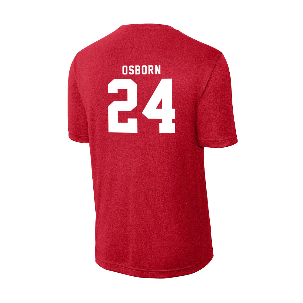 Nebraska - NCAA Women's Soccer : Madison Osborn - Activewear T-Shirt-1