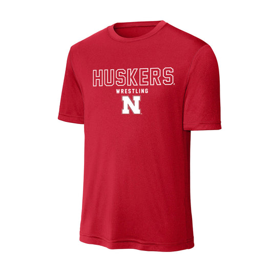Nebraska - NCAA Wrestling : Vincent Robinson - Activewear T-Shirt-0