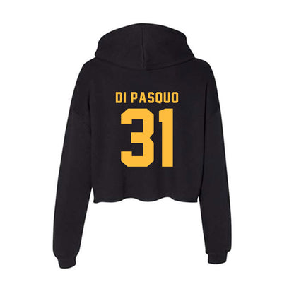 Minnesota - NCAA Men's Ice Hockey : Luca Di Pasquo - Women's Crop Fleece Hoodie-1