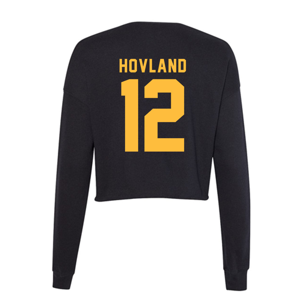 Minnesota - NCAA Women's Ice Hockey : Avery Hovland - Women's Cropped Crew Fleece-1