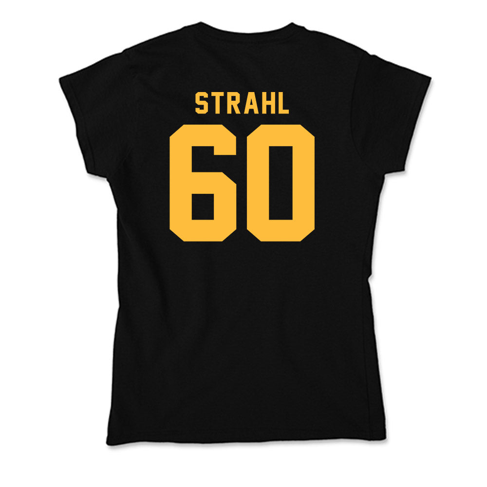 Minnesota - NCAA Men's Ice Hockey : Melvin Strahl - Soft Style Women’s T-Shirt-1