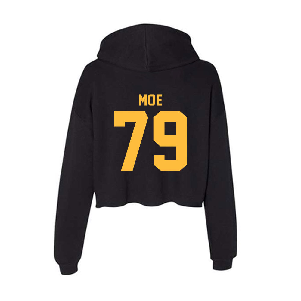 Minnesota - NCAA Men's Ice Hockey : Mason Moe - Women's Crop Fleece Hoodie-1