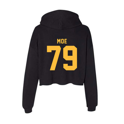 Minnesota - NCAA Men's Ice Hockey : Mason Moe - Women's Crop Fleece Hoodie-1