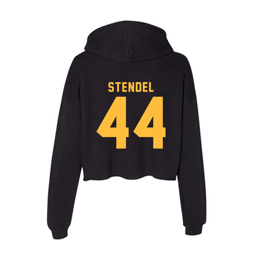 Minnesota - NCAA Football : Ethan Stendel - Women's Crop Fleece Hooded Sweatshirt-1
