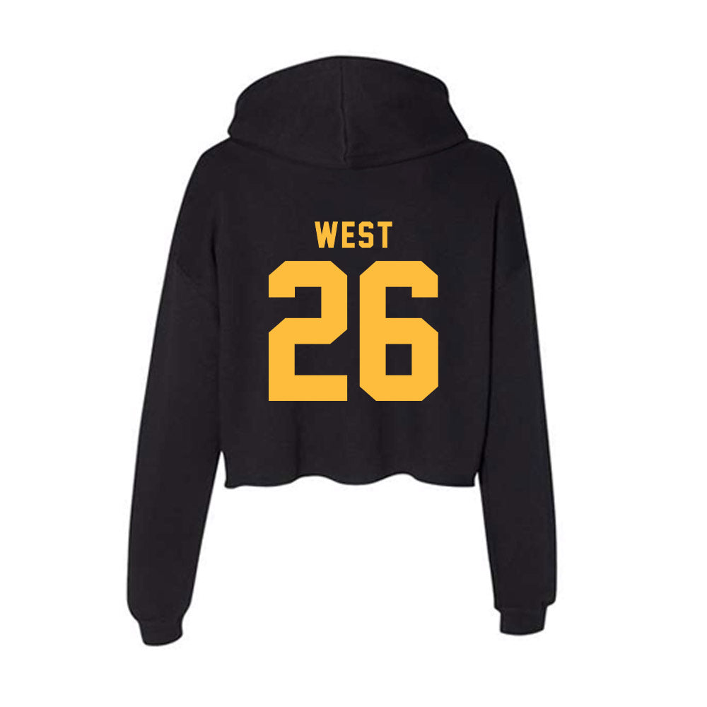 Minnesota - NCAA Football : Elisha West - Women's Crop Fleece Hoodie-1