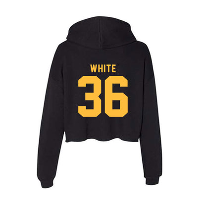 Minnesota - NCAA Football : Tavian White - Women's Crop Fleece Hooded Sweatshirt-1
