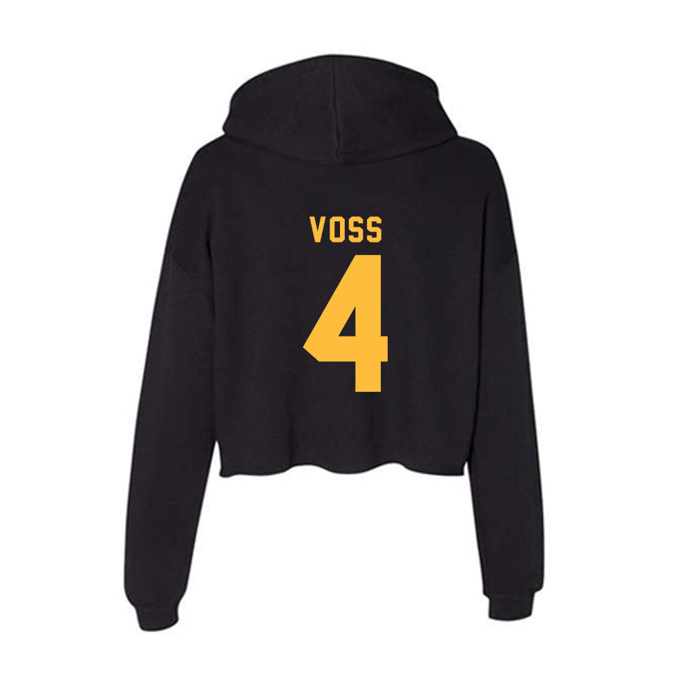 Minnesota - NCAA Football : Roman Voss - Women's Crop Fleece Hooded Sweatshirt-1