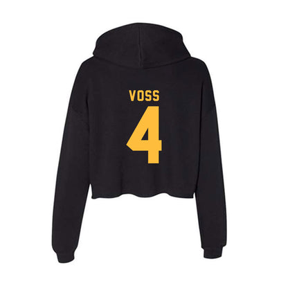 Minnesota - NCAA Football : Roman Voss - Women's Crop Fleece Hooded Sweatshirt-1