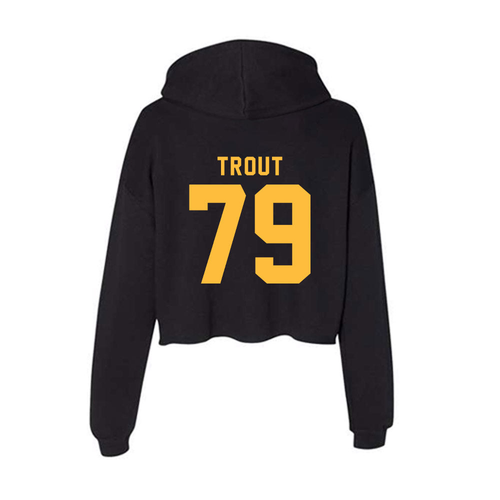 Minnesota - NCAA Football : Andrew Trout - Women's Crop Fleece Hoodie-1