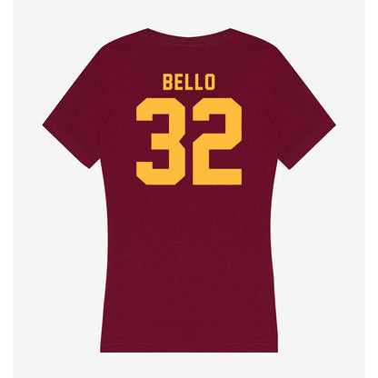 Minnesota - NCAA Baseball : Jack Bello - Women's V-Neck T-Shirt-1