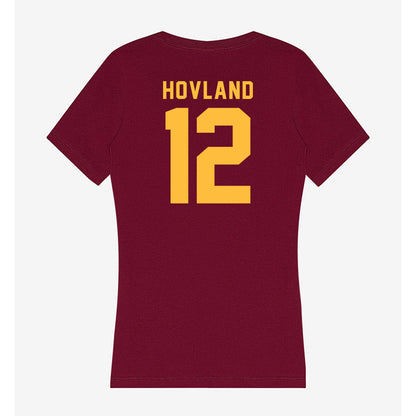 Minnesota - NCAA Women's Ice Hockey : Avery Hovland - Women's V-Neck T-Shirt-1