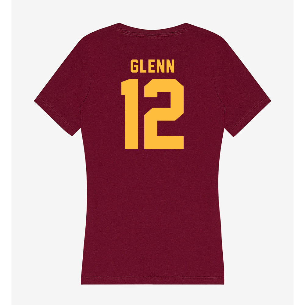 Minnesota - NCAA Women's Basketball : Brylee Glenn - Women's V-Neck T-Shirt-1