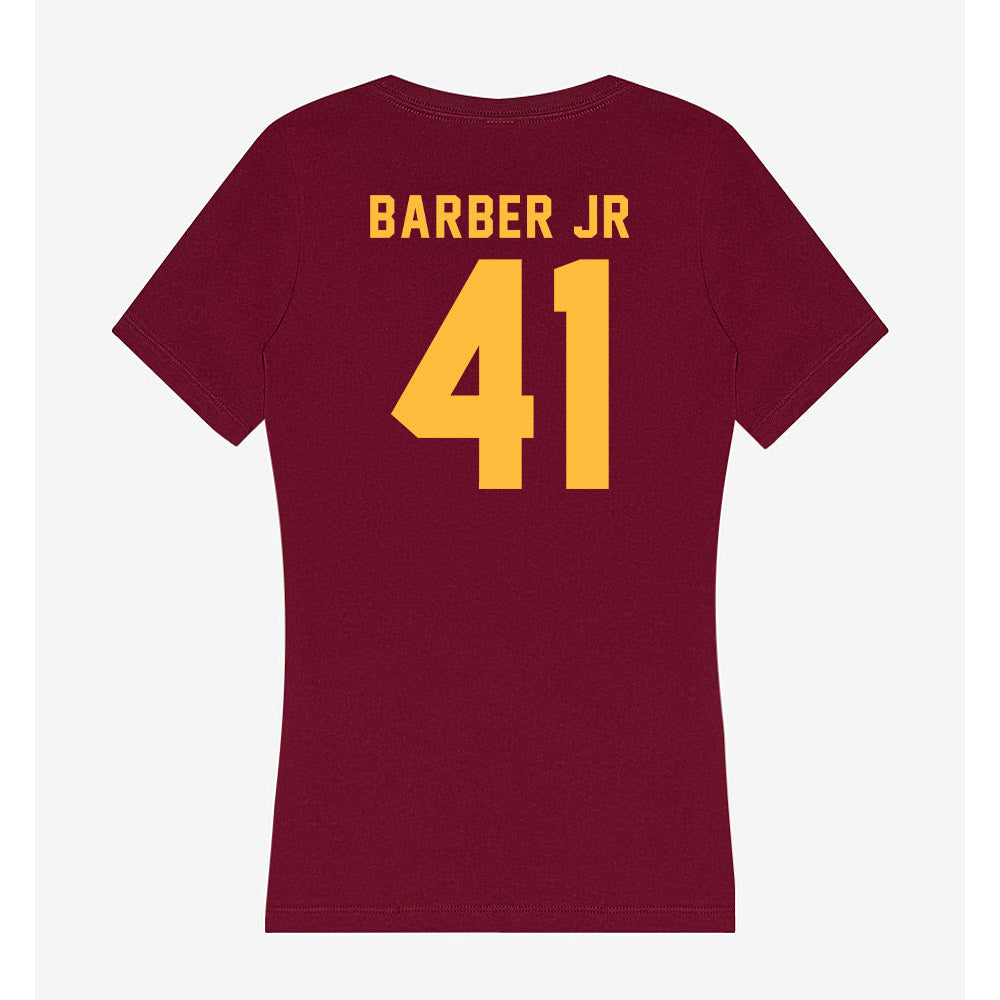 Minnesota - NCAA Football : Marion Barber Jr - Classic Shersey Women's V-Neck T-Shirt-1