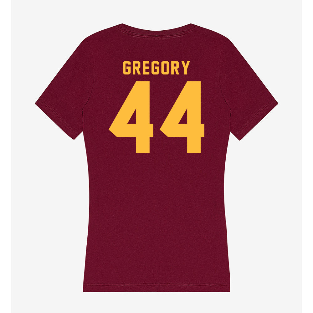 Minnesota - NCAA Baseball : Ben Gregory - Women's V-Neck T-Shirt-1