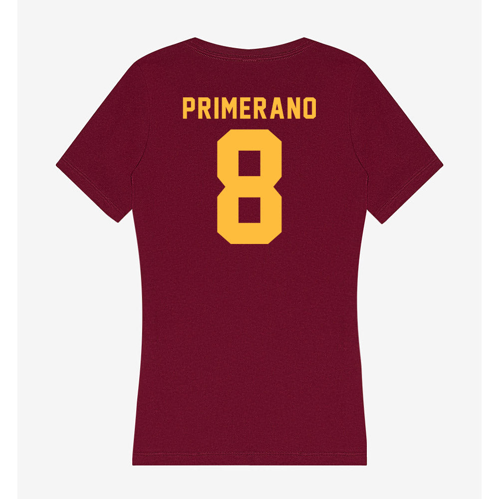 Minnesota - NCAA Women's Ice Hockey : Chloe Primerano - Women's V-Neck T-Shirt-1