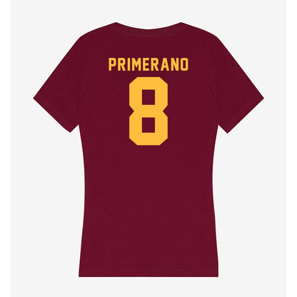 Minnesota - NCAA Women's Ice Hockey : Chloe Primerano - Women's V-Neck T-Shirt-1